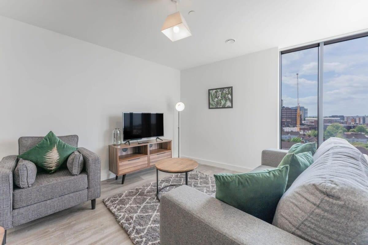 Stunning 2 Bed Apartment In Central Birmingham Zewnętrze zdjęcie